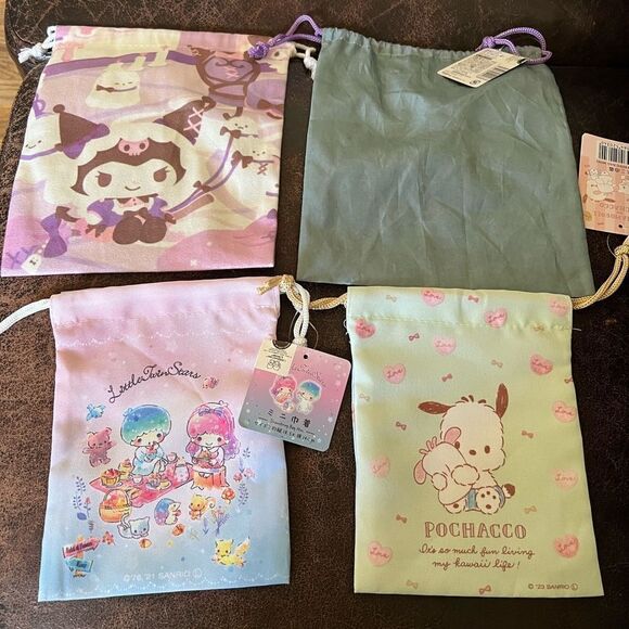Sanrio Characters Drawstring Bags Bundle - Picture 2 of 8